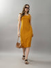 Women Bodycon Yellow Midi/Calf Length Dress