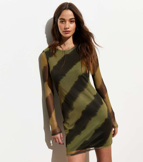 Attire Empire Women Bodycon Green Dress