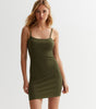 Attire Empire Women Bodycon Olive Dress