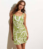 Women Bodycon Light Green Mini/Short Dress
