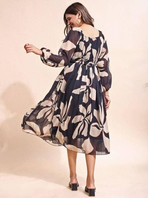 Women Fit and Flare Purple, Green, Pink, Black, Blue, White Maxi/Full Length Dress