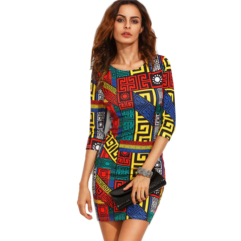 Attire Empire Women Bodycon Multicolour Dress