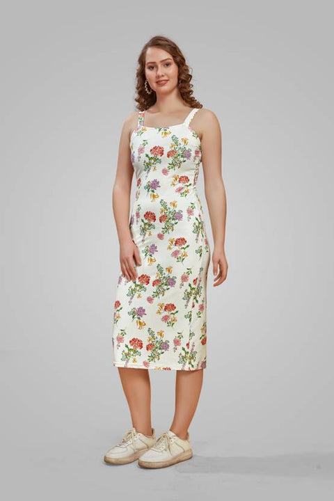 Women Bodycon Multicolor Midi/Calf Length Dress