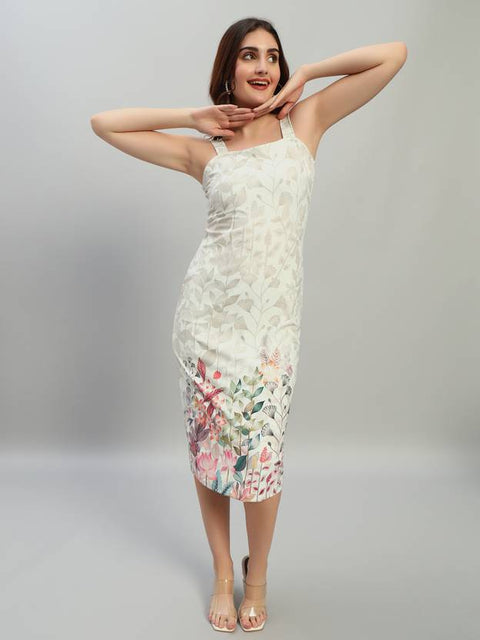 Women Bodycon Multicolor Midi/Calf Length Dress