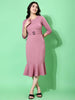 Women Bodycon Multicolor Midi/Calf Length Dress